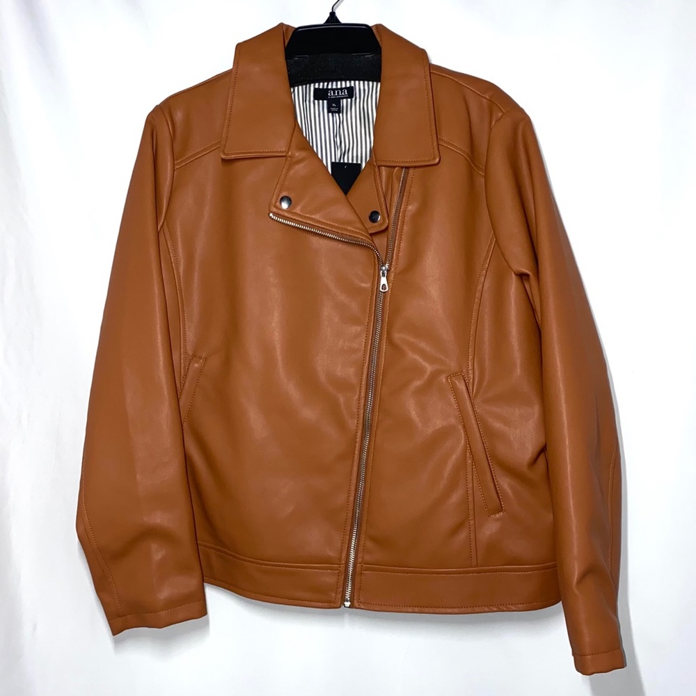 a.n.a A New Approach Moto Leather Jacket NWT